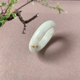 19.8mm A-Grade Natural Tir-Colour Jadeite Ring Band No. 161686