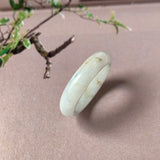 19.8mm A-Grade Natural Tir-Colour Jadeite Ring Band No. 161686
