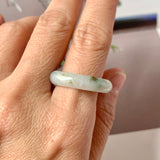 19.8mm A-Grade Natural Tir-Colour Jadeite Ring Band No. 161686