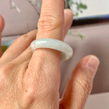 19.8mm A-Grade Natural Tir-Colour Jadeite Ring Band No. 161686