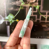 A-Grade Moss On Snow Jadeite Dragon Pendant No. 171092