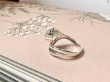 Bespoke A-Grade Natural Glacier Blue Jadeite Cabochon Ring No.130478