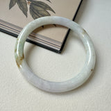 80.6mm A-Grade Natural Tri-Colour Jadeite Traditional Round Big Bangle No.152058