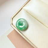 A-Grade Natural Moss On Snow Jadeite Donut No.172603