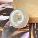 A-Grade Natural Lavender Jadeite Donut No.171317