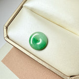 A-Grade Natural Moss On Snow Jadeite Donut No.172605