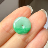 A-Grade Natural Moss On Snow Jadeite Donut No.172605