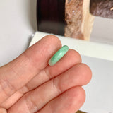 A-Grade Natural Moss On Snow Jadeite Bagel No.172878