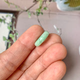 A-Grade Natural Moss On Snow Jadeite Bagel No.172879