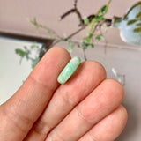 A-Grade Natural Moss On Snow Jadeite Bagel No.172880