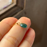 A-Grade Natural Blue Jadeite Mini Donut Pendant No.172912