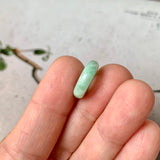 A-Grade Natural Moss On Snow Jadeite Bagel No.172881