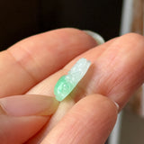 A-Grade Natural Moss On Snow Jadeite Buddha Pendant No.172913