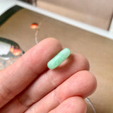 A-Grade Natural Moss On Snow Jadeite Bagel No.172882