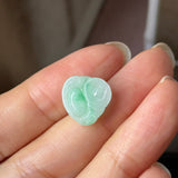 A-Grade Natural Moss On Snow Jadeite Buddha Pendant No.172914