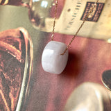 A-Grade Natural Lavender Jadeite Barrel No.170478