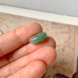 A-Grade Natural Bluish Green Jadeite Bagel No.172884