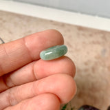 A-Grade Natural Bluish Green Jadeite Bagel No.172884