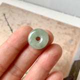 A-Grade Natural Light Green Jadeite Bagel No.172885