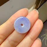 A-Grade Natural Purple Jadeite Donut No.172609