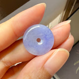 A-Grade Natural Purple Jadeite Donut No.172609