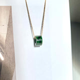 A-Grade Natural Imperial Green Jadeite Barrel No. 172013