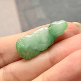 A-Grade Natural Green Jadeite Goddess of Mercy Pendant No.171153