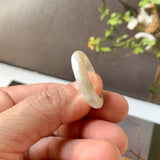 18.9mm A-Grade Natural Tri-Colour Jadeite Ring Band No. 161729