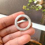 18.9mm A-Grade Natural Tri-Colour Jadeite Ring Band No. 161729