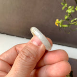 18.9mm A-Grade Natural Tri-Colour Jadeite Ring Band No. 161729