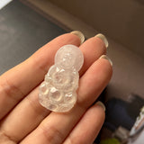 A-Grade Natural Jadeite Goddess of Mercy Pendant No.171576 (Setting Balance)