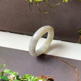 18.9mm A-Grade Natural Tri-Colour Jadeite Ring Band No. 161729