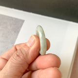 19.1mm A-Grade Natural Light Green Jadeite Ring Band No. 161767