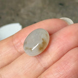 A-Grade Natural Grey Brown Jadeite Donut No.172917