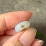 A-Grade Natural Grey Brown Jadeite Donut No.172917