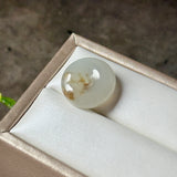 A-Grade Natural Grey Brown Jadeite Donut No.172918