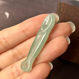 A-Grade Natural Green Jadeite Goddess of Mercy Pendant No.170794