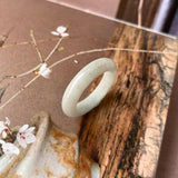 17.6mm A-Grade Light Green Jadeite Ring Band No. 161826