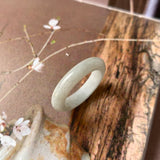 17.6mm A-Grade Light Green Jadeite Ring Band No. 161826