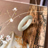 17.6mm A-Grade Light Green Jadeite Ring Band No. 161826