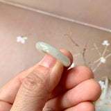 17.6mm A-Grade Light Green Jadeite Ring Band No. 161826