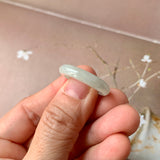 17.6mm A-Grade Light Green Jadeite Ring Band No. 161826