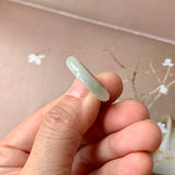 17.6mm A-Grade Light Green Jadeite Ring Band No. 161826