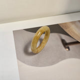 17.6mm A-Grade Russet Jadeite Ring Band No. 161841
