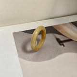 17.6mm A-Grade Russet Jadeite Ring Band No. 161841