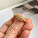 17.6mm A-Grade Russet Jadeite Ring Band No. 161841