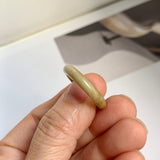 17.6mm A-Grade Russet Jadeite Ring Band No. 161841