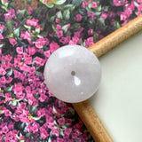 A-Grade Natural Lavender Jadeite Donut Pendant No.171651