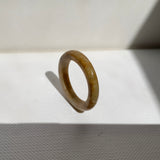 17.6mm A-Grade Russet Jadeite Ring Band No. 161839