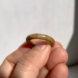17.6mm A-Grade Russet Jadeite Ring Band No. 161839